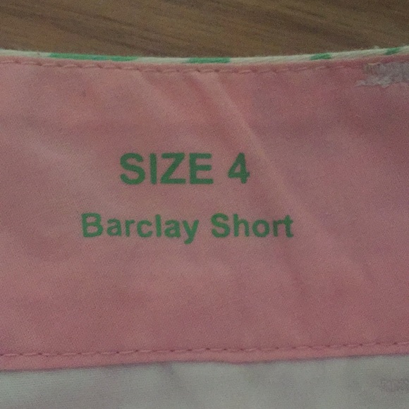 Lilly Pulitzer Glenda Green Beach Bash Barclay shorts - Picture 3 of 6